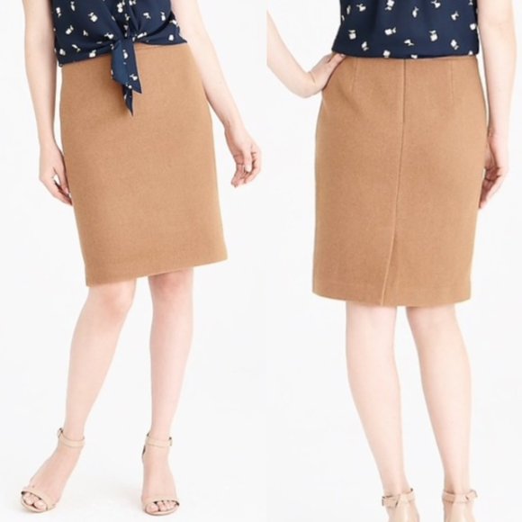 J. Crew Double Serge Wool No. 2 Pencil Skirt